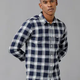 Voi Jeans Slim Fit Tartan Checked Casual Shirt-image-81