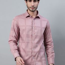 Cantabil Men Opaque Checked Casual Shirt-image-80