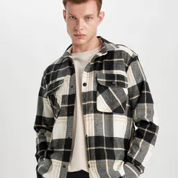 DeFacto Checked Casual Shirt-image-22