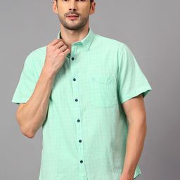 Cantabil Men Comfort Opaque Checked Casual Shirt-image-40