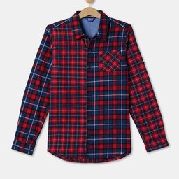 R&B Boys Tartan Checked Cotton Casual Shirt-picture-44