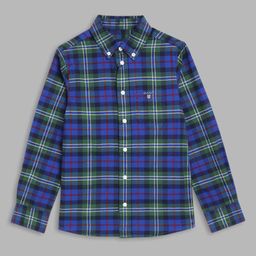 GANT Boys Classic Tartan Checked Casual Shirt-picture-4
