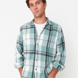 Trendyol Men Checked Casual Shirt-image-3