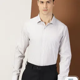 INVICTUS Original Slim Fit Micro Checks Pure Cotton Formal Shirt-picture-33