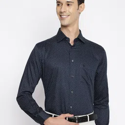 Cantabil Men Printed Cotton Formal Shirt-image-41
