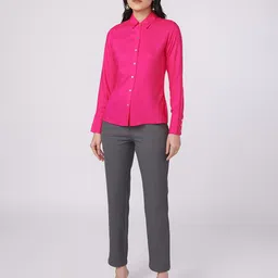 NOT SO PINK Women Pink SolidShirt-picture-36