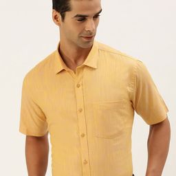 RAMRAJ Men Slim Fit Pure Cotton Formal Shirt-image-84