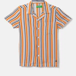 United Colors of Benetton Boys Striped Casual Shirt-image-49