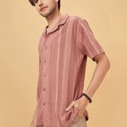 7 Alt by Pantaloons Men Opaque Striped Casual Shirt-image-73