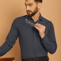 Indian Needle Classic Opaque Formal Shirt-image-59