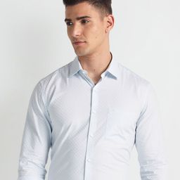 Arrow Pinstripes Opaque Striped Formal Shirt-picture-24