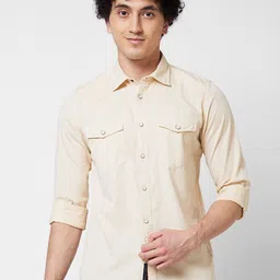 SPYKAR Spread Collar Cotton Casual Shirt-picture-36