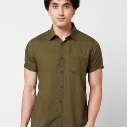 SPYKAR Short Sleeves Cotton Casual Shirt-image-25