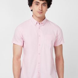 SPYKAR Spread Collar Cotton Casual Shirt-image-92