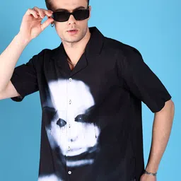 The Indian Garage Co Graphic Printed Oversized Fit Casual Shirt-picture-20