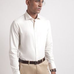 Matinique Spread Collar Cotton Formal Shirt-image-10