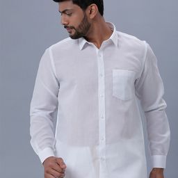 Ramraj Spread Collar Pure Cotton Casual Shirt-image-63