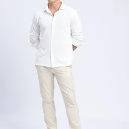 ONEMILE Men Classic Opaque Casual Shirt-image-43