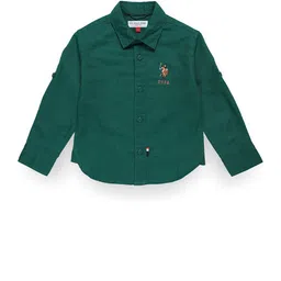 U.S. Polo Assn. Kids Boys Classic Cotton Opaque Casual Shirt-picture-14