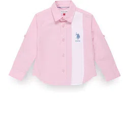 U.S. Polo Assn. Kids Boys Vertical Striped Classic Cotton Opaque Casual Shirt-picture-49