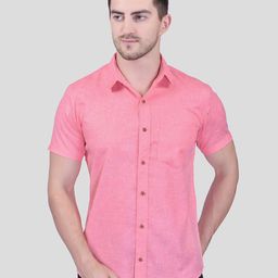 PRINTCULTR Classic Cotton Linen Casual Shirt-image-12