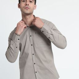 Beyoung Classic Button-Down Collar Long Sleeves Casual Shirt-image-65