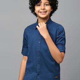 Killer Boys Roll-Up sleeves Classic Fit Pure Cotton Casual Shirt-image-32