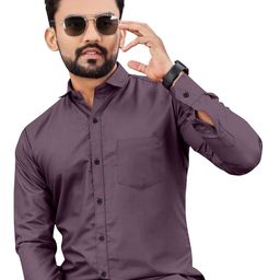KHUSHI CREATION Original Cutaway Collar Cotton Casual Shirt-image-42