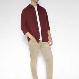 AMERICAN EAGLE OUTFITTERS Men Slim Fit Solid Casual Shirt-picture-31