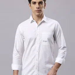 Klub Fox Men Solid Spread Collar Casual Slim Fit Shirt-picture-20