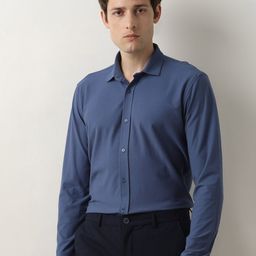 SELECTED Men Slim Fit Opaque Casual Shirt-image-53