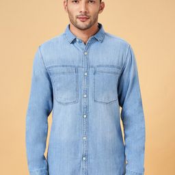 SF JEANS by Pantaloons Slim Fit Cotton Casual Shirt-image-40