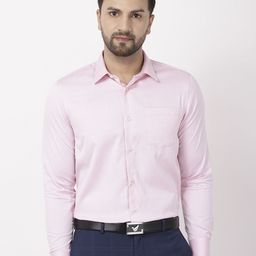 Blackberrys Men Pink Slim Fit Opaque Casual Shirt-image-58