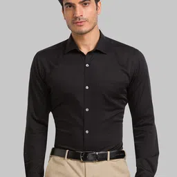 Park Avenue Spread Collar Pure Cotton Formal Shirt-image-9