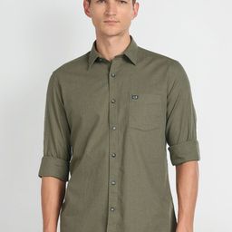 Arrow Sport Slim Fit Pure Cotton Casual Shirt-image-0