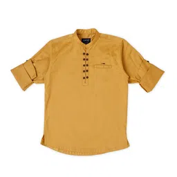 CAVIO Boys Mandarin Collar Comfort Opaque Casual Shirt-image-42
