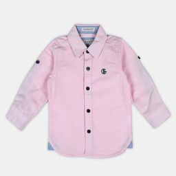 MM Impex Unisex Kids Comfort Spread Collar Solid Cotton Casual Shirt-17