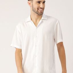 Hancock Comfort Relaxed Fit Cuban Collar Casual Shirt-picture-33