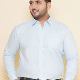 John Pride Plus Size Pure Cotton Casual Shirt-image-13