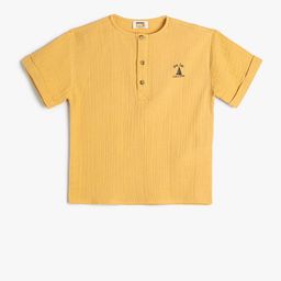 Koton Boys Opaque Cotton Casual Shirt-image-24