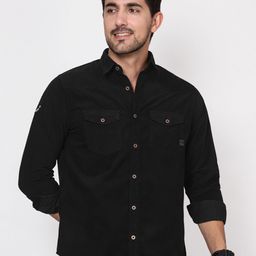 Beyoung Corduroy Casual Shirt-image-65