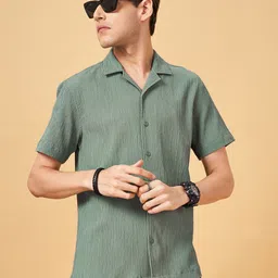 YU by Pantaloons Textured Opaque Casual Shirt-image-87