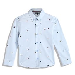 Tommy Hilfiger Boys Conversational Printed Button-Down Collar Casual Shirt-picture-5