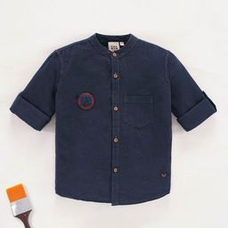 Ed-a-Mamma Boys Mandarin Collar Cotton Casual Shirt-12