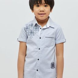 One Friday Boys Floral Printed Pure Cotton Casual Shirt-picture-8