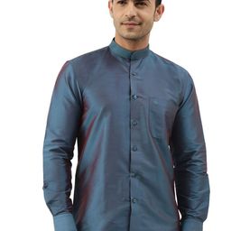 TATTVA Mandarin Collar Casual Shirt-image-70