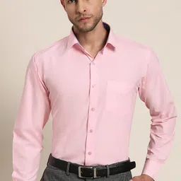 Hancock Standard Slim Fit Wrinkle Resistant Spread Collar Formal Shirt-image-22