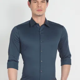 Arrow New York Slim Fit Twill Formal Shirt-image-17
