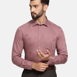 Blackberrys India Slim Opaque Pure Cotton Formal Shirt-image-63