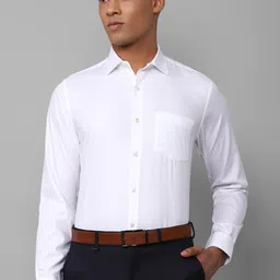 Allen Solly Slim Fit Micro Checks Pure Cotton Formal Shirt-image-73
